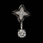 Louis Vuitton LV Double Round Diamond Earrings 18k WG 750 Pierced — view 7