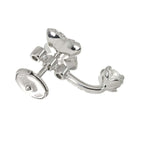 Louis Vuitton LV Double Round Diamond Earrings 18k WG 750 Pierced — view 3