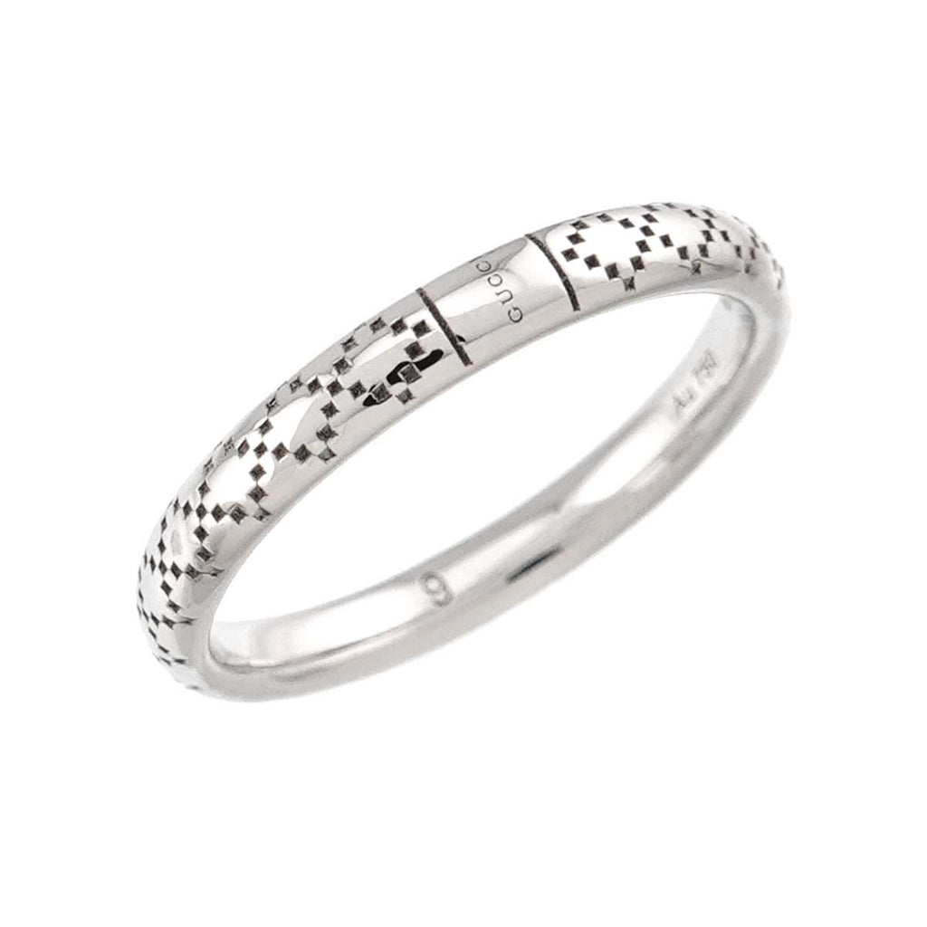 Gucci Diamantissima Ring 18k WG White Gold