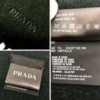 Prada Scarf Wool Cashmere Moss Green — view 3