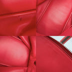 Hermes 2-Way Bolide 35 Shoulder Bag Crossbody Leather Red Silver — view 6