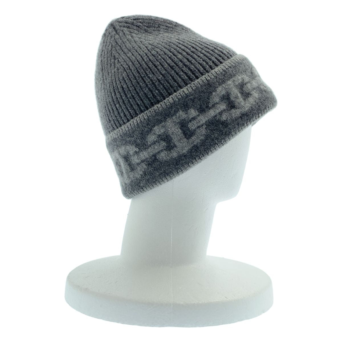 Hermes Heaven Cashmere Chaine D'ancre Motif Knit Cap L Gray Hat — view 4