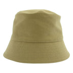Loewe Paula's Ibiza Leather Logo Patch Bucket Hat 57 Beige — view 2