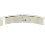 Hermes Mini Click Chaine D'ancre Bangle Brown Glasse Silver Gold Bracelet — view 5