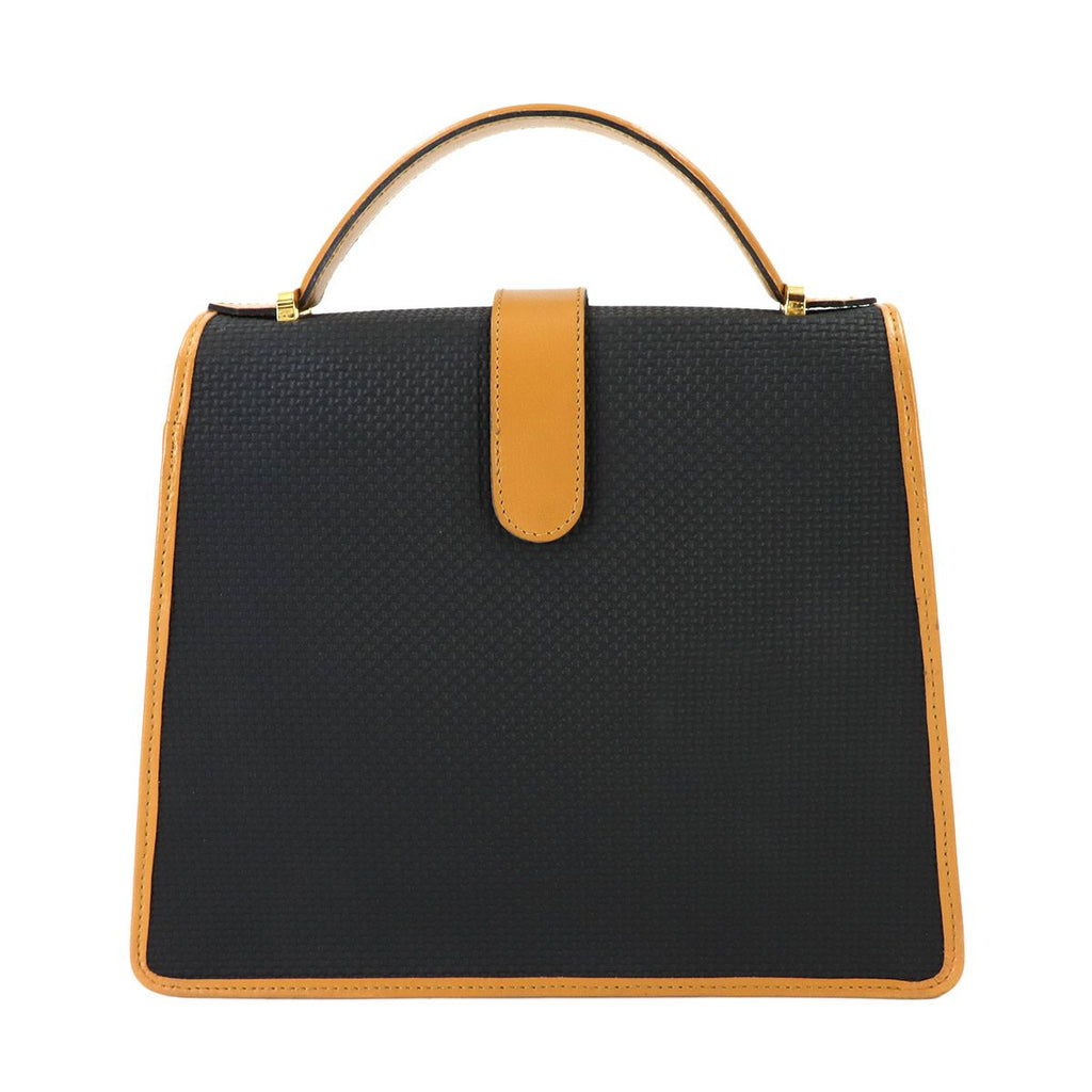 Saint Laurent Yves 2-Way Bag Leather Black Brown Vintage — view 2