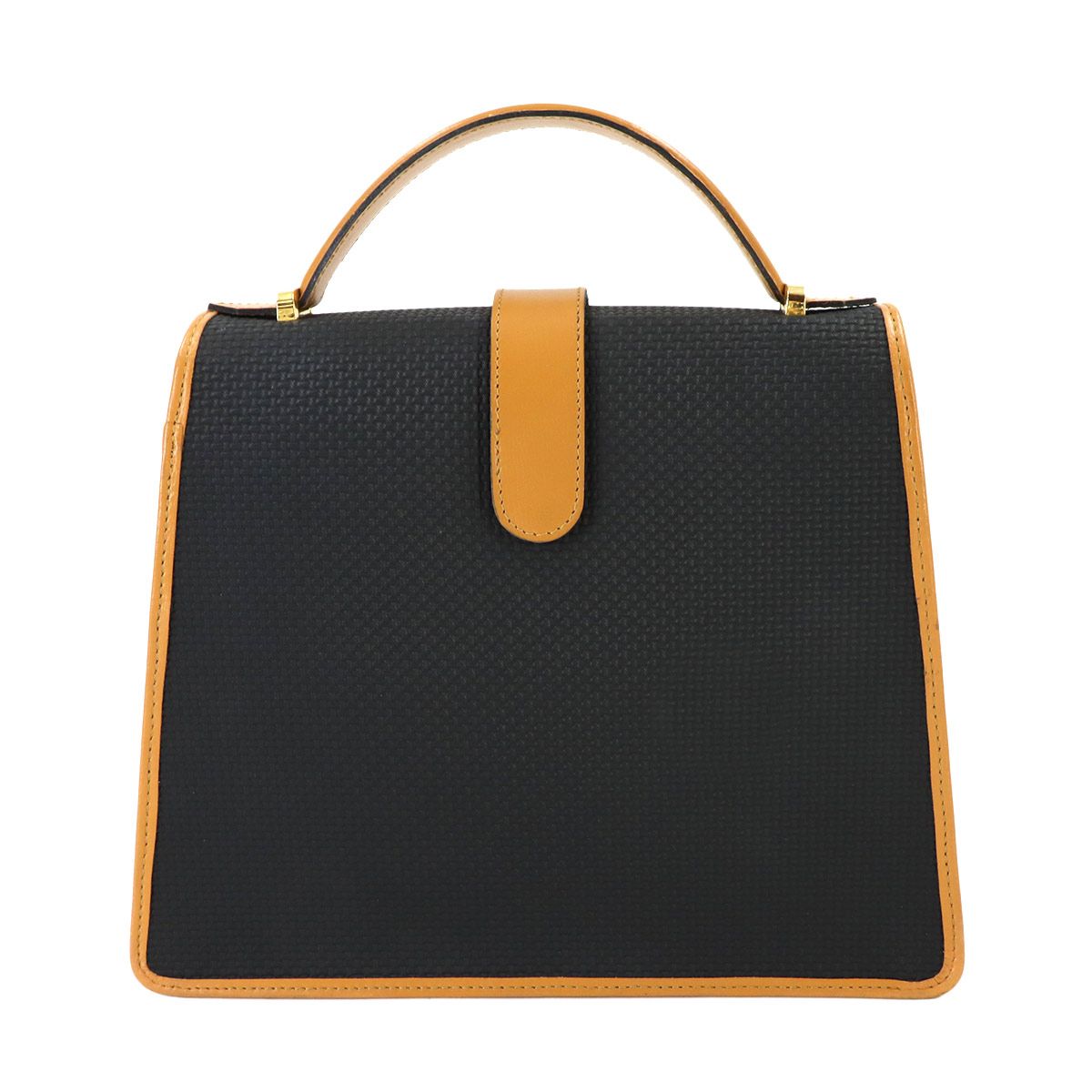 Saint Laurent Yves 2-Way Bag Leather Black Brown Vintage — view 2