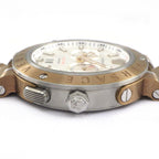 Versace Watch Pro Date Small Second Dual Time Display Sunray Silver Dial SS — view 2