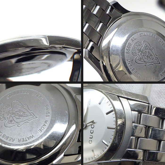 Gucci Watch Class Silver Dial Date SS Quartz Analog — view 7