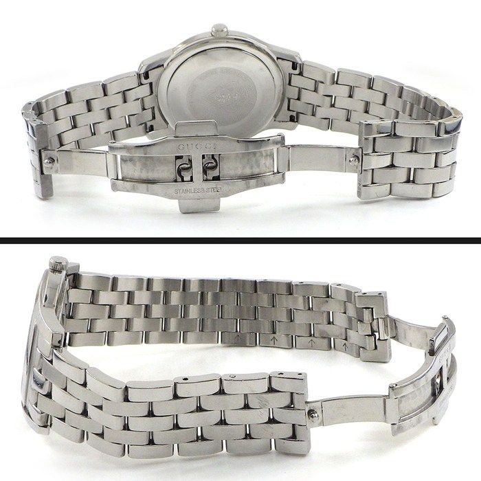 Gucci Watch Class Silver Dial Date SS Quartz Analog — view 3