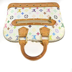 Louis Vuitton Alma Handbag Monogram Multicolor White — view 5