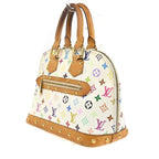 Louis Vuitton Alma Handbag Monogram Multicolor White — view 2
