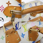 Louis Vuitton Alma Handbag Monogram Multicolor White — view 9