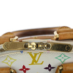 Louis Vuitton Alma Handbag Monogram Multicolor White — view 7