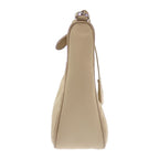 Prada Re-Nylon 2-Way Shoulder Bag Nylon Beige Silver Classic Triangle Logo — view 5