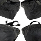 Prada Triangle Logo Cross Black Nero Tessuto Shoulder Bag — view 7
