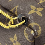 Louis Vuitton Monogram Backpack Palm Springs Mini Brown Black Compact — view 9