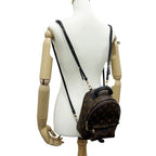 Louis Vuitton Monogram Backpack Palm Springs Mini Brown Black Compact — view 8