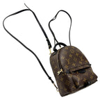 Louis Vuitton Monogram Backpack Palm Springs Mini Brown Black Compact — view 7