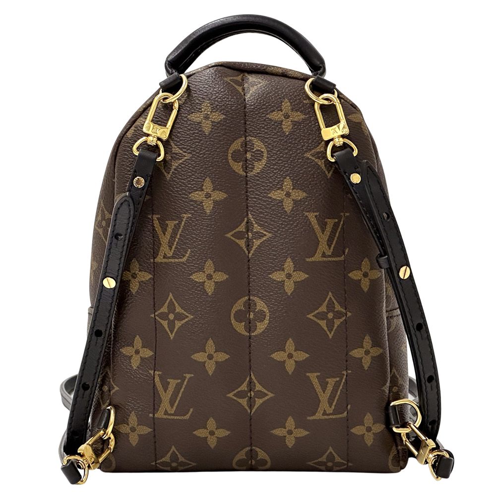 Louis Vuitton Monogram Backpack Palm Springs Mini Brown Black Compact — view 2