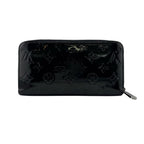 Louis Vuitton Round Zip Wallet Vernis Black — view 2