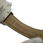 Cartier 3 Hands Date Santos Garbe Leather Watch Brown — view 6