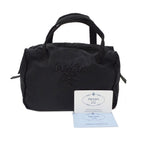 Prada Bag Handbag Tessuto Nylon Beads Black Going Out Adult Simple — view 7