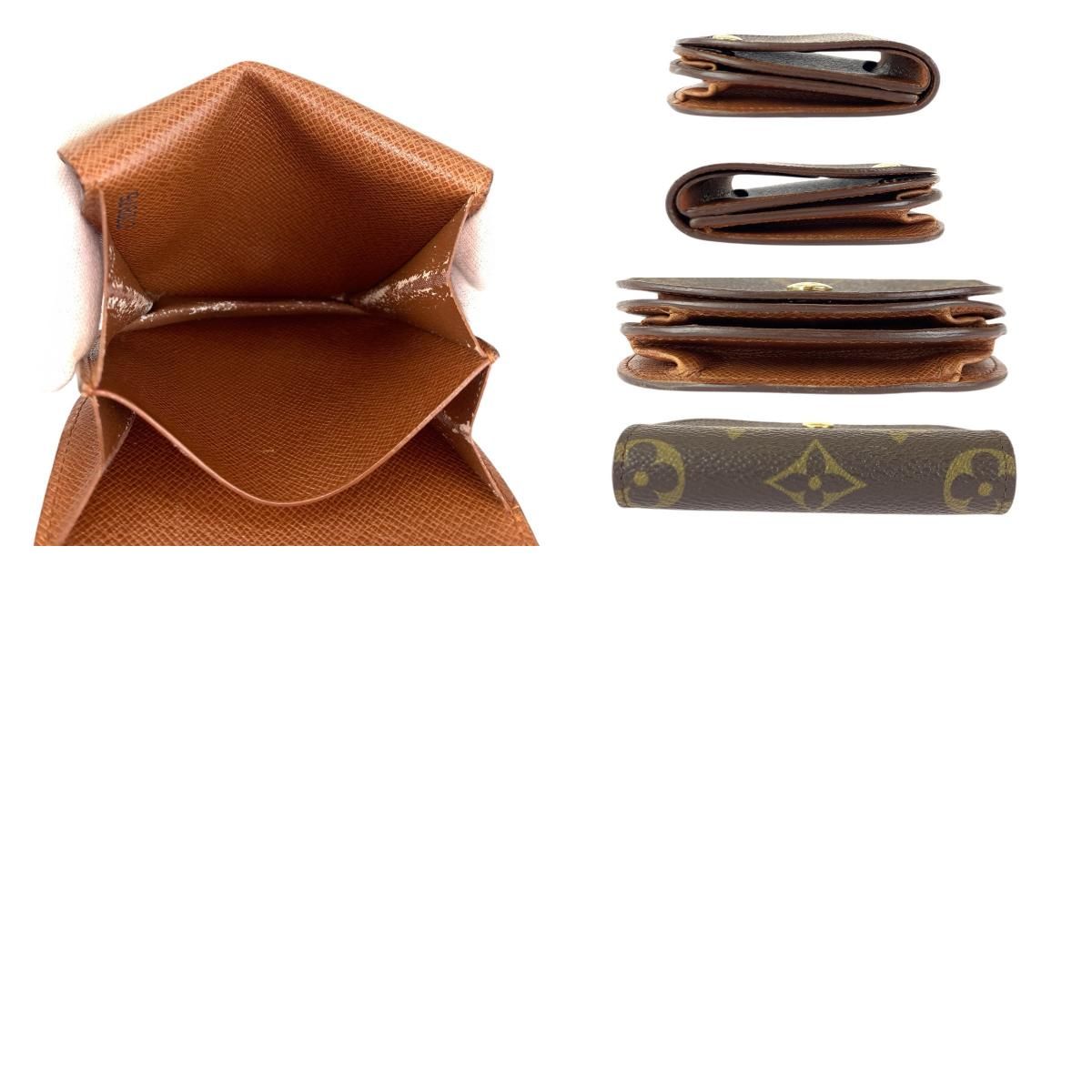 Louis Vuitton Monogram Porte-Monnaie Guse Brown Coin Purse — view 9