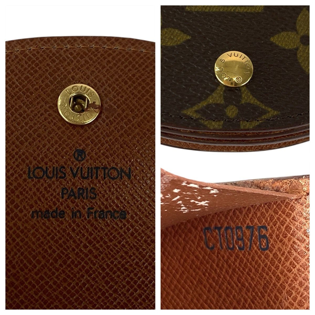 Louis Vuitton Monogram Porte-Monnaie Guse Brown Coin Purse — view 4