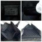 Gucci Black Silver GG Canvas Leather 000 Tote — view 4