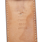 Gucci Guccissima Interlocking Belt 34 Black Leather — view 6