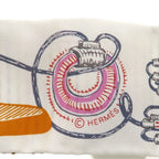 Hermes Twilly Scarf White — view 6