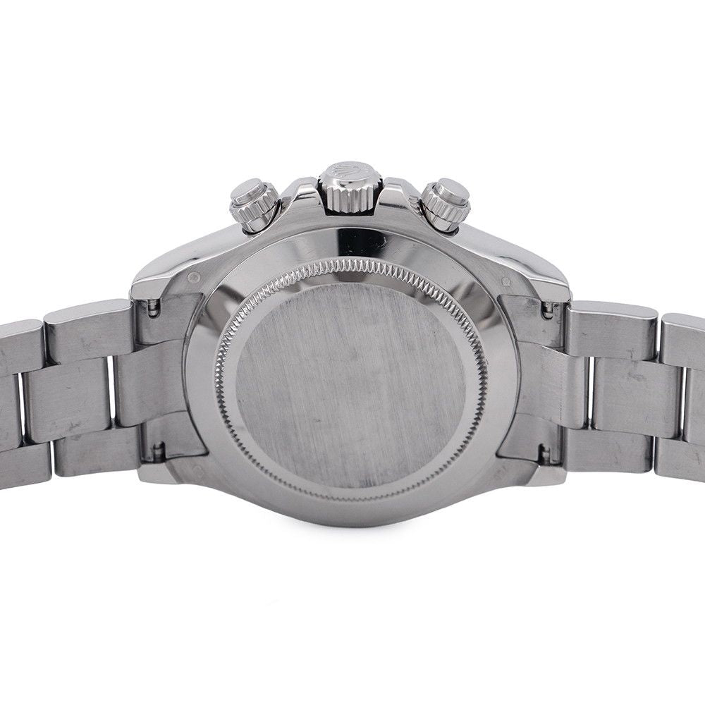 Rolex Cosmograph Daytona 18k White Gold M Number Watch Black Dial — view 3