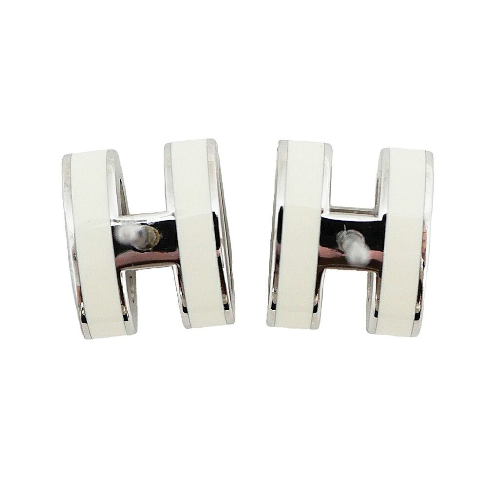 Hermes Earrings Pop Mini Joan Frepere Silver — view 2