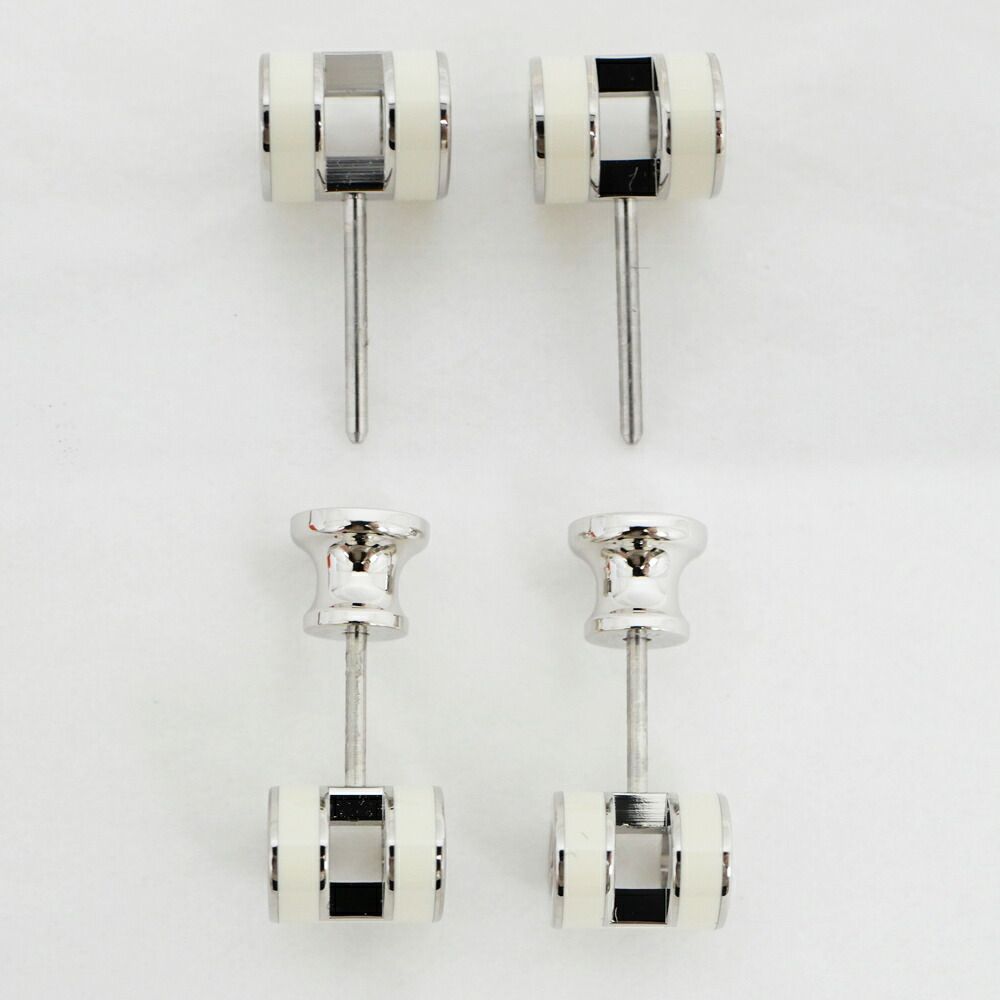 Hermes Earrings Pop Mini Joan Frepere Silver — view 4