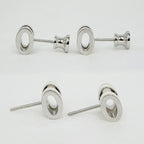 Hermes Earrings Pop Mini Joan Frepere Silver — view 3