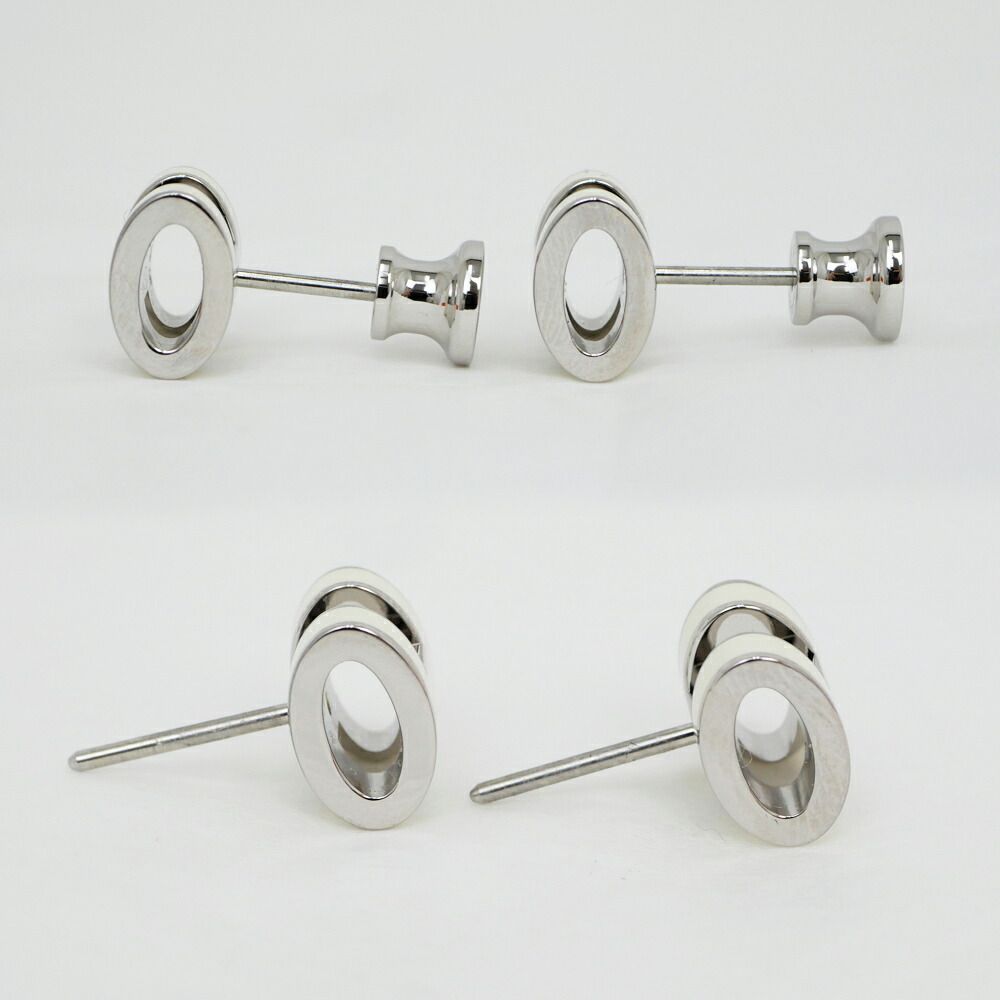 Hermes Earrings Pop Mini Joan Frepere Silver — view 3
