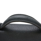 Hermes Sac a Depeches 38 Business Briefcase Document Purse Fjord Leather Navy — view 4
