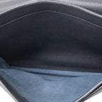 Hermes Sac a Depeches 38 Business Briefcase Document Purse Fjord Leather Navy — view 8