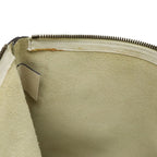 Gucci Print Portfolio Clutch Leather Ivory White Green Red — view 6