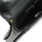 Chanel Bicolor CC Logo Business Briefcase Document Purse Handbag Leather Black — view 7