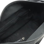 Chanel Paris New York Klein Quilted CC Logo Tote Shoulder Bag Nylon Canvas Black — view 6