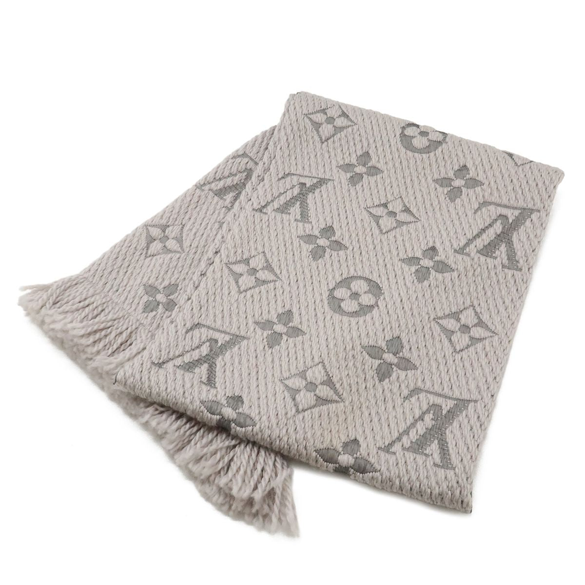 Louis Vuitton Logomania Scarf 94% Wool 6% Silk — view 3
