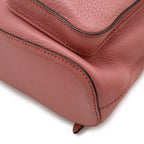 Gucci Bamboo Backpack Shoulder Bag Fringe Tassel Leather Pink Silver — view 3