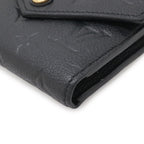 Louis Vuitton Monogram Empreinte Portefeuille Victorine Trifold Wallet Noir — view 3