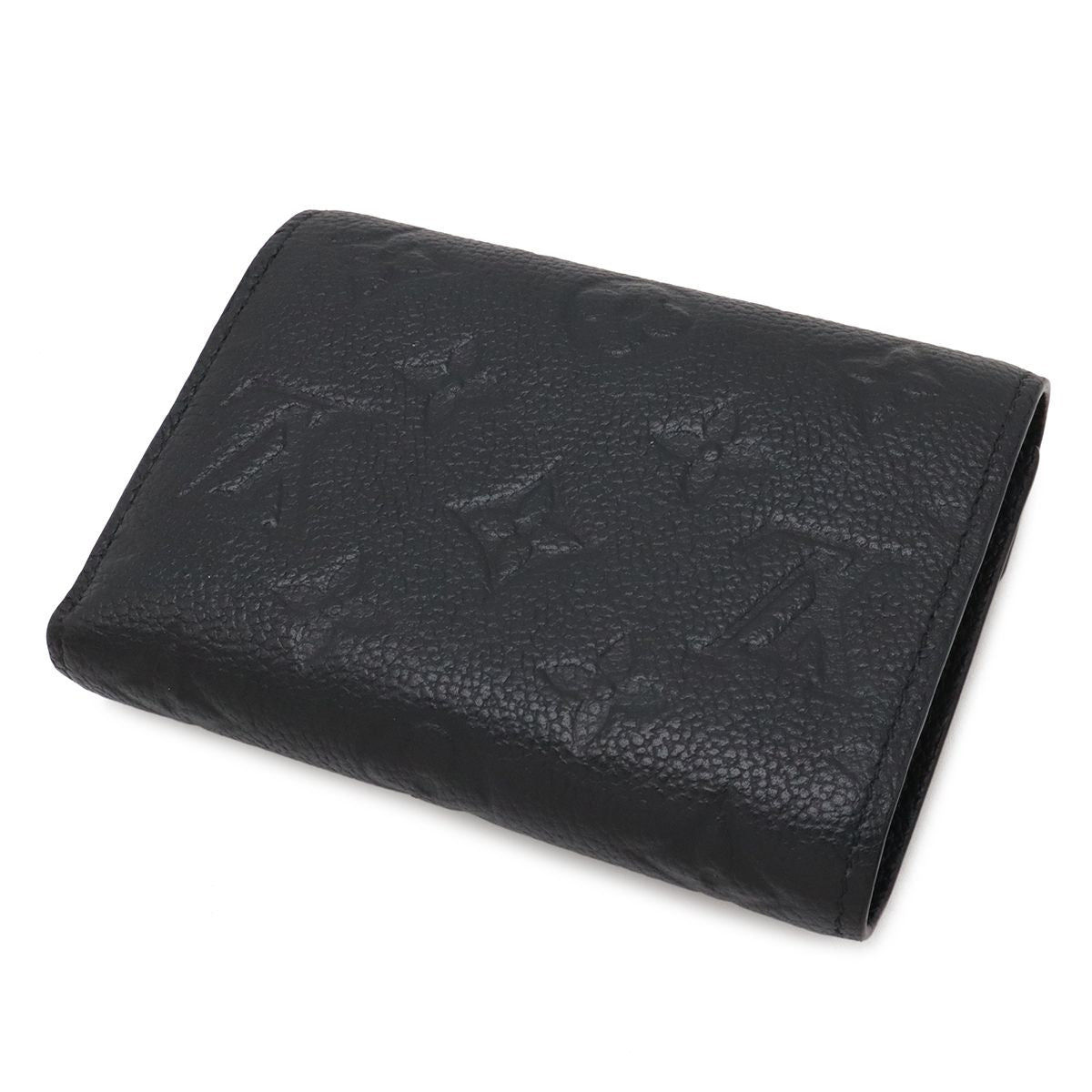 Louis Vuitton Monogram Empreinte Portefeuille Victorine Trifold Wallet Noir — view 2