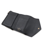 Louis Vuitton Monogram Empreinte Portefeuille Victorine Trifold Wallet Noir — view 5