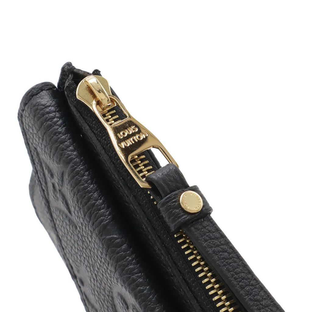 Louis Vuitton Monogram Empreinte Card Holder Recto Verso Coin Purse Case Noir — view 5