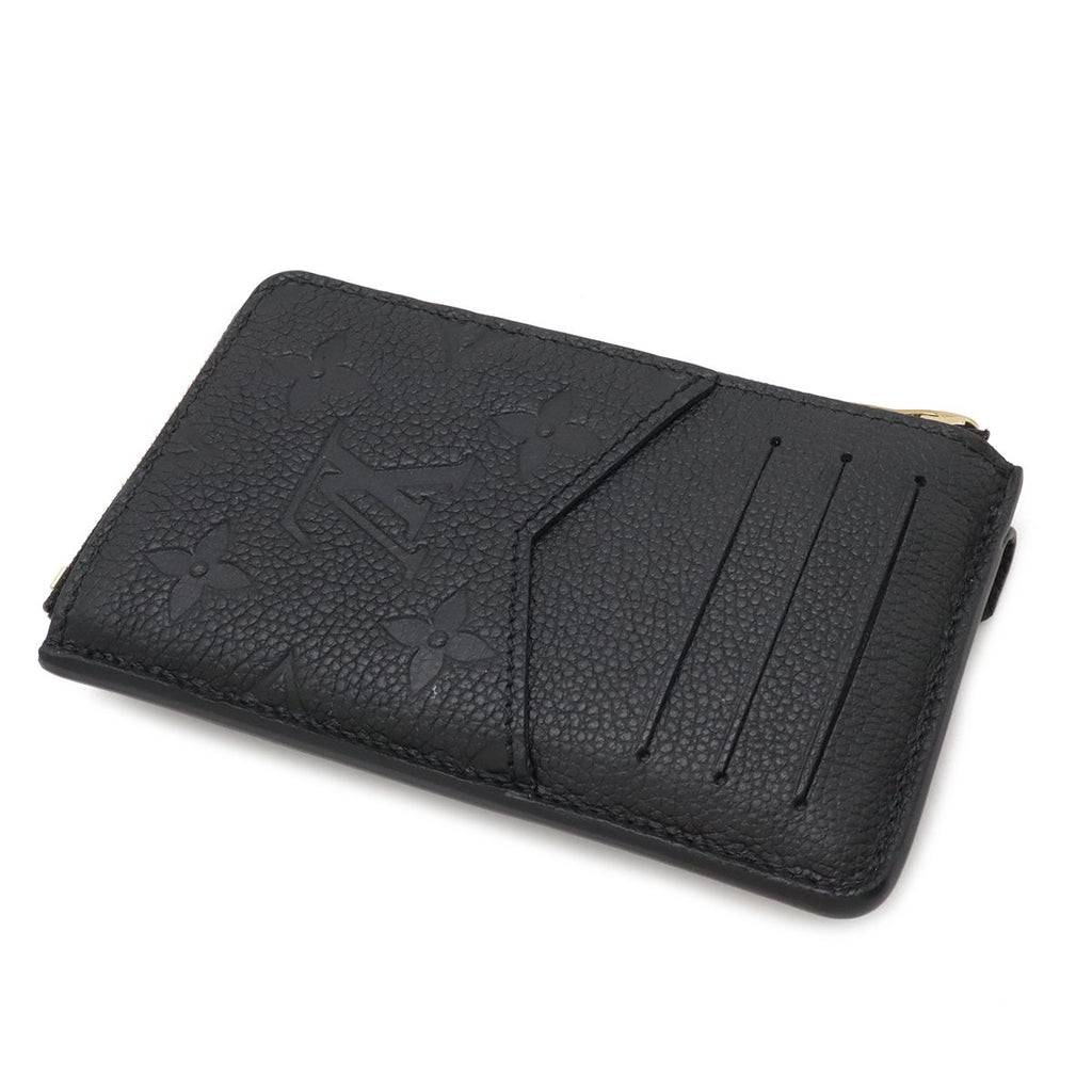 Louis Vuitton Monogram Empreinte Card Holder Recto Verso Coin Purse Case Noir — view 2