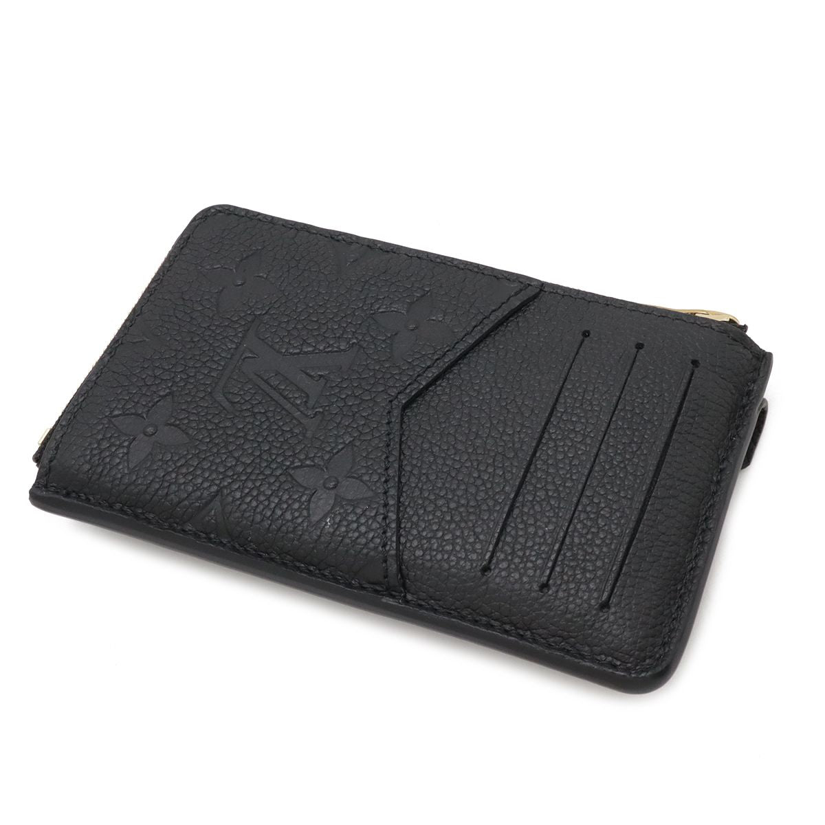 Louis Vuitton Monogram Empreinte Card Holder Recto Verso Coin Purse Case Noir — view 2