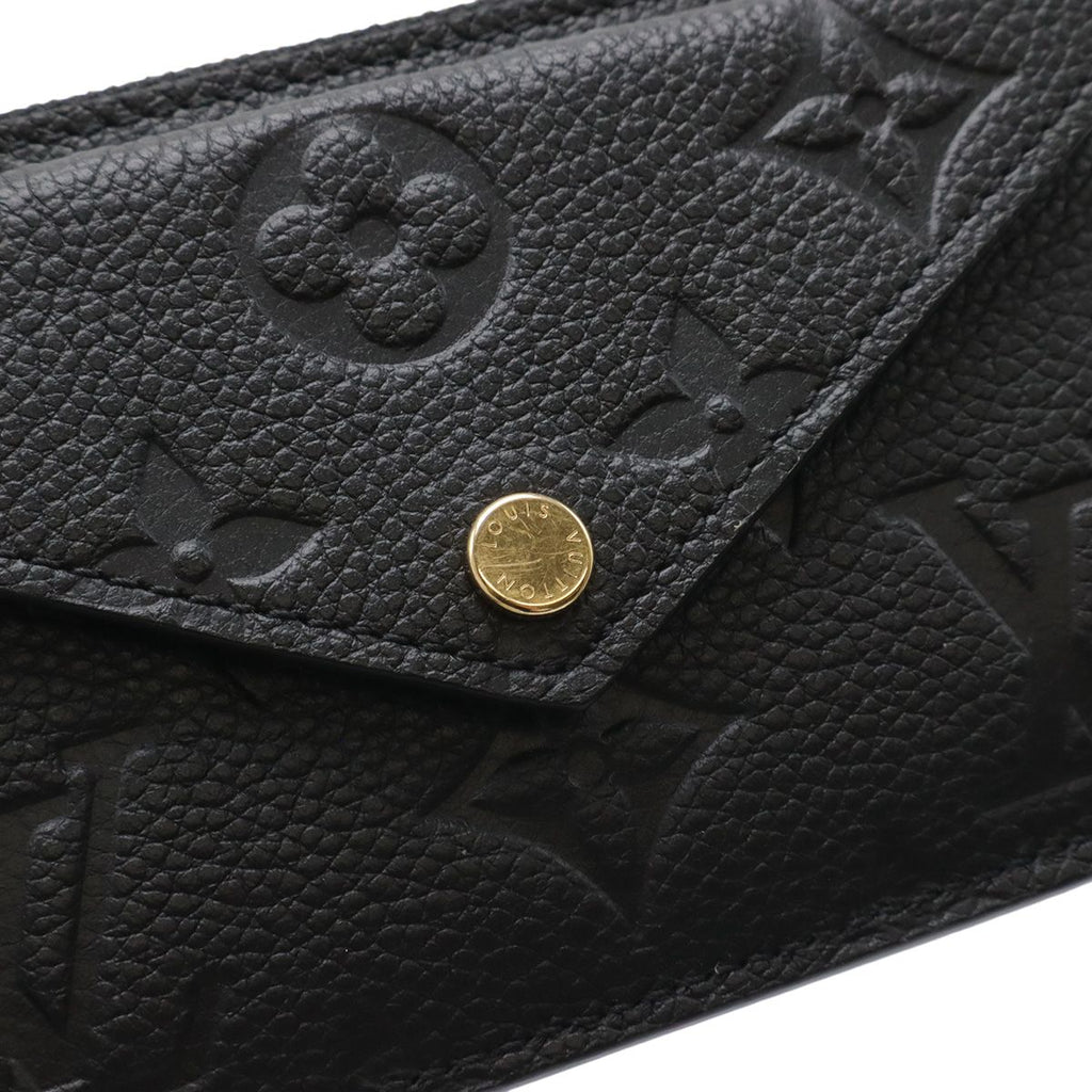 Louis Vuitton Monogram Empreinte Card Holder Recto Verso Coin Purse Case Noir — view 4